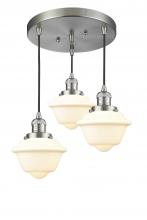 Innovations Lighting 211/3-SN-G531 - Small Oxford 3 Light Multi-Pendant