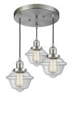 Innovations Lighting 211/3-SN-G532 - Small Oxford 3 Light Multi-Pendant