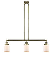 Innovations Lighting 213-AB-G51 - Bell - 3 Light - 38 inch - Antique Brass - Stem Hung - Island Light