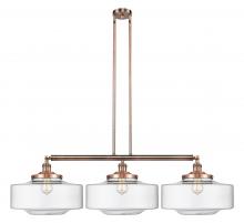 Innovations Lighting 213-AC-G692-16 - Bridgeton - 3 Light - 50 inch - Antique Copper - Stem Hung - Island Light