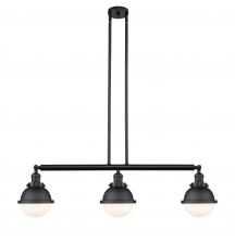 Innovations Lighting 213-BK-HFS-61-BK - Hampden - 3 Light - 40 inch - Matte Black - Stem Hung - Island Light