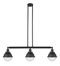 Innovations Lighting 213-BK-HFS-64-BK - Hampden - 3 Light - 40 inch - Matte Black - Stem Hung - Island Light