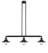 Innovations Lighting 213-BK-M6 - Railroad - 3 Light - 41 inch - Matte Black - Stem Hung - Island Light