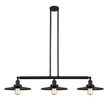 Innovations Lighting 213-BK-MFR-BK-12 - Appalachian - 3 Light - 45 inch - Matte Black - Stem Hung - Island Light