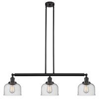 Innovations Lighting 213-OB-G74 - Bell - 3 Light - 41 inch - Oil Rubbed Bronze - Stem Hung - Island Light