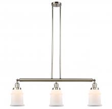 Innovations Lighting 213-PN-G181 - Canton - 3 Light - 39 inch - Polished Nickel - Stem Hung - Island Light