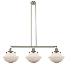 Innovations Lighting 213-SN-G541 - Oxford - 3 Light - 42 inch - Brushed Satin Nickel - Stem Hung - Island Light