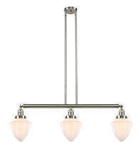 Innovations Lighting 213-SN-G661-7 - Small Bullet 3 Light Island Light