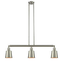 Innovations Lighting 213-SN-M9-SN - Addison 3 Light Island Light