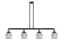 Innovations Lighting 214-BAB-G54-CE - Small Bell Cage 4 Light Island Light