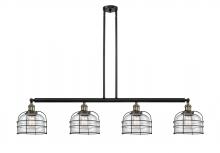 Innovations Lighting 214-BAB-G72-CE - Large Bell Cage 4 Light Island Light