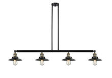 Innovations Lighting 214-BAB-M6 - Railroad 4 Light Island Light