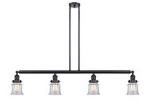 Innovations Lighting 214-BK-G182S - Small Canton 4 Light Island Light