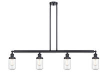 Innovations Lighting 214-BK-G314 - Dover 4 Light Island Light