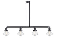 Innovations Lighting 214-BK-G324 - Olean 4 Light Island Light