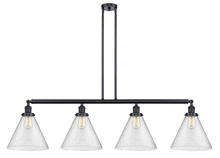 Innovations Lighting 214-BK-G44-L - Cone 12" 4 Light Island Light