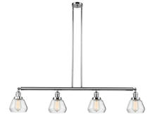 Innovations Lighting 214-PC-G172 - Fulton - 4 Light - 51 inch - Polished Chrome - Stem Hung - Island Light