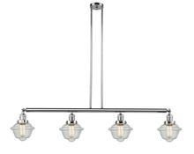 Innovations Lighting 214-PC-G534 - Oxford - 4 Light - 52 inch - Polished Chrome - Stem Hung - Island Light