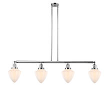 Innovations Lighting 214-PC-G661-7 - Small Bullet 4 Light Island Light