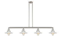 Innovations Lighting 214-SN-G1 - Halophane - 4 Light - 53 inch - Brushed Satin Nickel - Stem Hung - Island Light