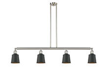 Innovations Lighting 214-SN-M9-BK - Addison 4 Light Island Light