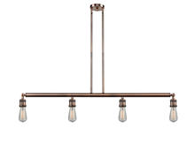 Innovations Lighting 214-AC - Bare Bulb 4 Light Island Light