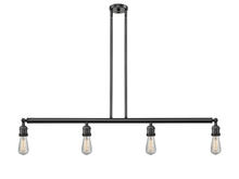 Innovations Lighting 214-OB - Bare Bulb 4 Light Island Light