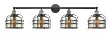 Innovations Lighting 215-BAB-G78-CE - Bell Cage - 4 Light - 45 inch - Black Antique Brass - Bath Vanity Light