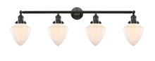 Innovations Lighting 215-OB-G661-7 - Small Bullet 4 Light Bath Vanity Light