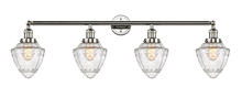 Innovations Lighting 215-PN-G664-7 - Small Bullet 4 Light Bath Vanity Light