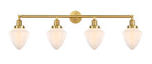 Innovations Lighting 215-SG-G661-7 - Small Bullet 4 Light Bath Vanity Light