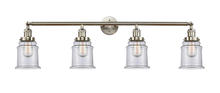 Innovations Lighting 215-SN-G182 - Canton - 4 Light - 42 inch - Brushed Satin Nickel - Bath Vanity Light