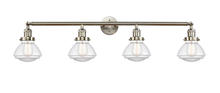 Innovations Lighting 215-SN-G322 - Olean - 4 Light - 43 inch - Brushed Satin Nickel - Bath Vanity Light