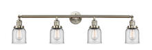 Innovations Lighting 215-SN-G52 - Bell - 4 Light - 42 inch - Brushed Satin Nickel - Bath Vanity Light