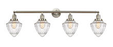 Innovations Lighting 215-SN-G664-7 - Small Bullet 4 Light Bath Vanity Light