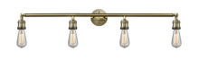 Innovations Lighting 215-AB - Bare Bulb 4 Light Bath Vanity Light