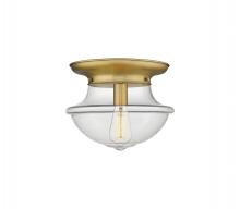  221-1F-BB-G542 - Oxford - 1 Light - 14 inch - Brushed Brass - Flush Mount