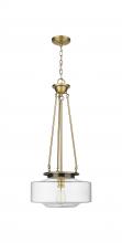 Innovations Lighting 221-1P-BB-G692-16 - Bridgeton - 1 Light - 16 inch - Brushed Brass - Chain Hung - Pendant