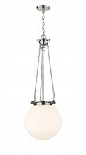 Innovations Lighting 221-1P-PN-G201-14 - Beacon Polished Nickel Pendant