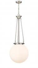 Innovations Lighting 221-1P-SN-G201-16 - Beacon - 1 Light - 16 inch - Satin Nickel - Chain Hung - Pendant