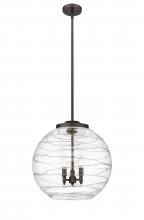 Innovations Lighting 221-3S-OB-G1213-18 - Deco Swirl Pendant