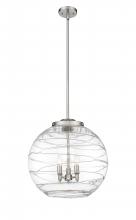 Innovations Lighting 221-3S-SN-G1213-18 - Deco Swirl Pendant