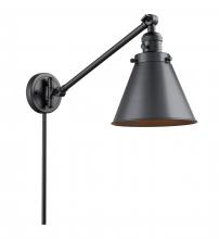 Innovations Lighting 237-BK-M13-BK - Appalachian Swing Arm With Switch