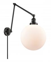 Innovations Lighting 238-BK-G201-12 - Beacon - 1 Light - 12 inch - Matte Black - Swing Arm