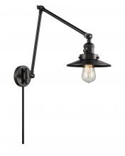 Innovations Lighting 238-BK-M6 - Railroad Swing Arm With Switch