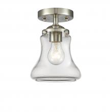 Innovations Lighting 284-1C-SN-G192 - Bellmont - 1 Light - 6 inch - Brushed Satin Nickel - Semi-Flush Mount