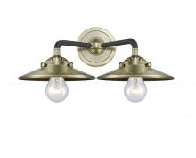 Innovations Lighting 284-2W-BAB-M4-AB - Railroad 2 Light Bath Vanity Light