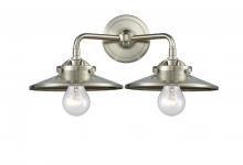 Innovations Lighting 284-2W-SN-M2-SN - Railroad 2 Light Bath Vanity Light