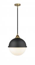 Innovations Lighting 288-1S-BAB-HFS-121-BK - Hampden Pendant