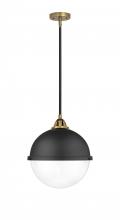 Innovations Lighting 288-1S-BAB-HFS-122-BK - Hampden Pendant